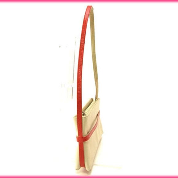 Authentic Bally Shoulder bag White Red Woman - Picture 2 of 5